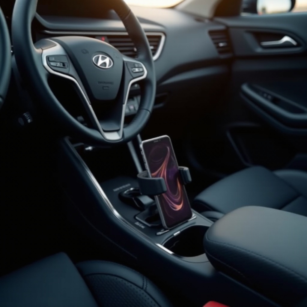 Le meilleur support de téléphone pour l’espace vide de la Hyundai Elantra