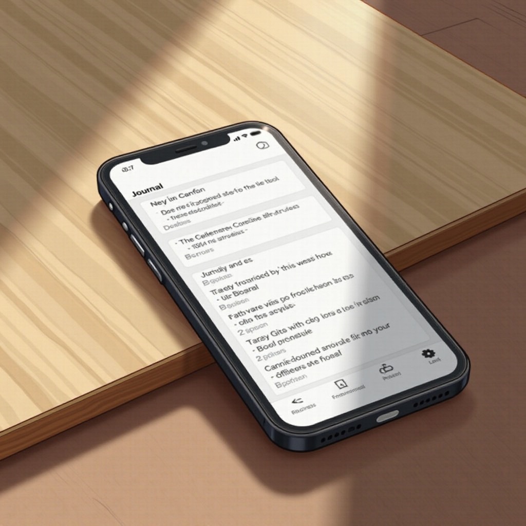 Qu’est-ce que le journal sur iPhone et vos entrées sont-elles découvrables par d’autres ?